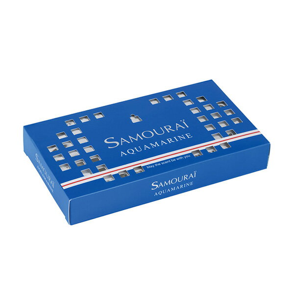 ゲル シート下 サムライアクアマリンの香り SAMOURAI 芳香剤 サムライ アクアマリン フレグランス ボックス 23190 SPRジャパン