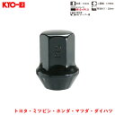 17HEX M12×P1.5 60 °テーパー座 31mm ラグナット 1個入 袋ナット Lug Nuts ブラック F101B-17 KYO-EI