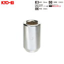12HEX M12×P1.5 60°テーパー座 33mm ラグナット 1個入 6角穴付きナット ストレートタイプ クローム ZCS1 KYO-EI