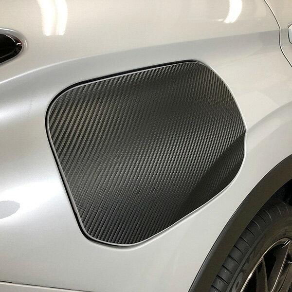 ミツビシ アウトランダーPHEV GN0W P R3.12〜 カーボン調シート【ブラック】 アートシート 充電側フューエルリッド MS-FM21 ハセプロ 2