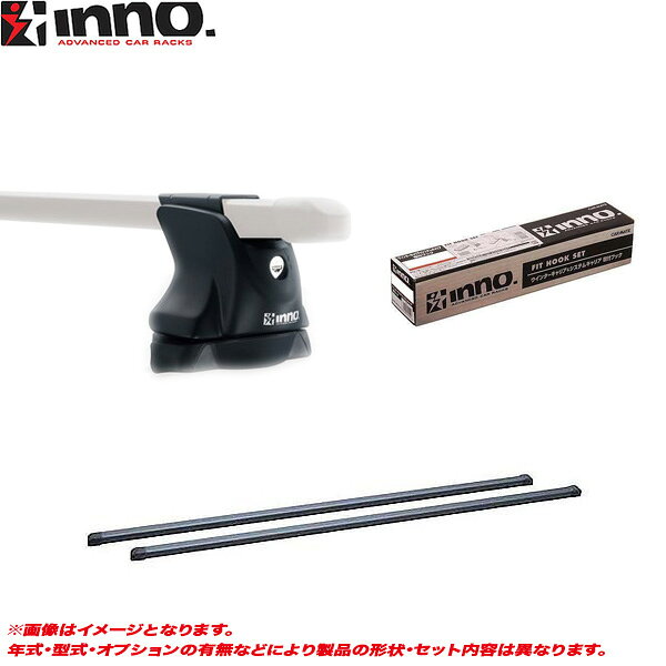 【P最大29倍！6/24-25限定】ZSG10/ZVG1#系 カローラクロス R3.9〜 キャリア車種別セット INXP + INB117BK + TR190 INNO/イノー ※一部除外あり