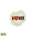 デコ アロハ HAWAII ハワイアン PINS アイラブハワイ ピンバッジ ハワイアン オリジナル BL-PB-ILH PICK The HAWAII