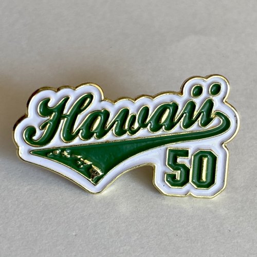 デコ アロハ HAWAII ハワイアン PINS ハワイ50 ピンバッジ ハワイアン オリジナル KC-PB-HI50 PICK The HAWAII 2