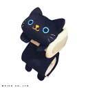 トイレ用品 catグッズ ぬいぐるみ トイレットペーパーカバー クロ 猫 可愛い ネコ ME368 明邦/MEIHO