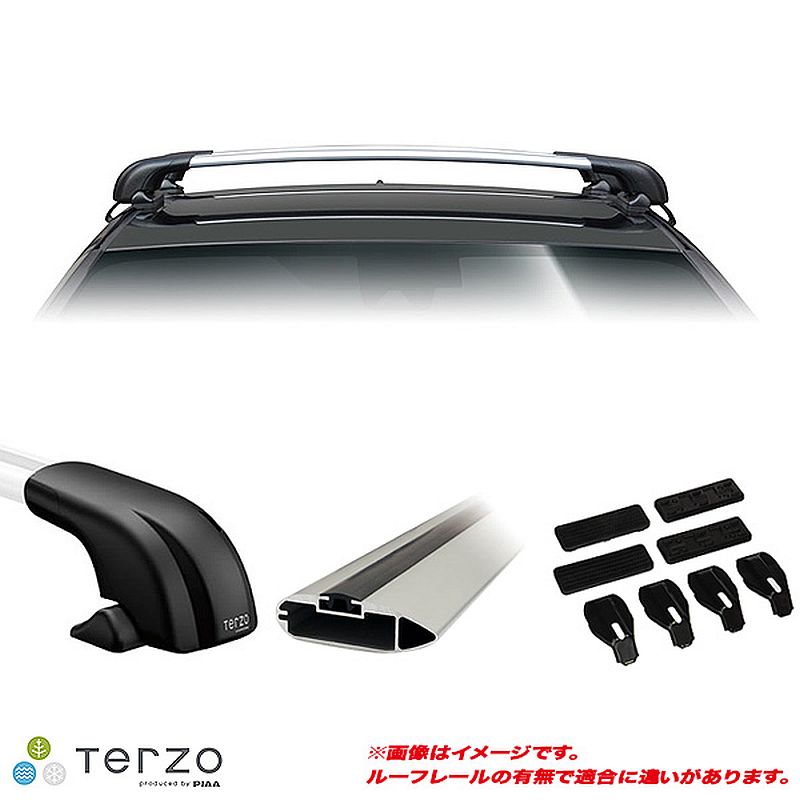 ファミリアバン NCP160 H30.6〜 ベースキャリア車種別セット PIAA/Terzo EF100A + EB100A + EB100A + EH474