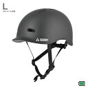 Lサイズ マットブラック 58〜61cm未満 自転車用ヘルメット GERRY ジェリー サイクルヘルメット シェル LEAD GBH-001(4)