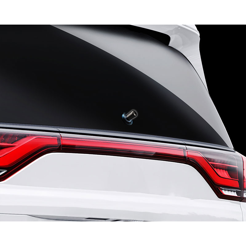 ドレスアップ用 ブラックメッキ仕上げ 1個入 リアワイパーキャップ ブラック 星光産業 EX-217