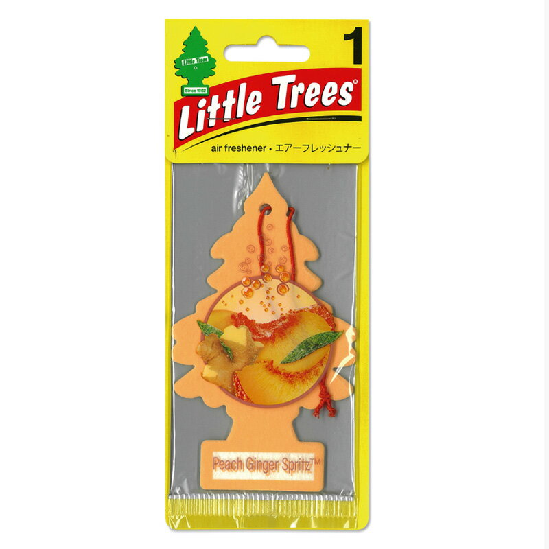 リトルツリー ピーチジンジャースピリッツ peach ginger spritz Little Trees 1枚入り メテオ 17344