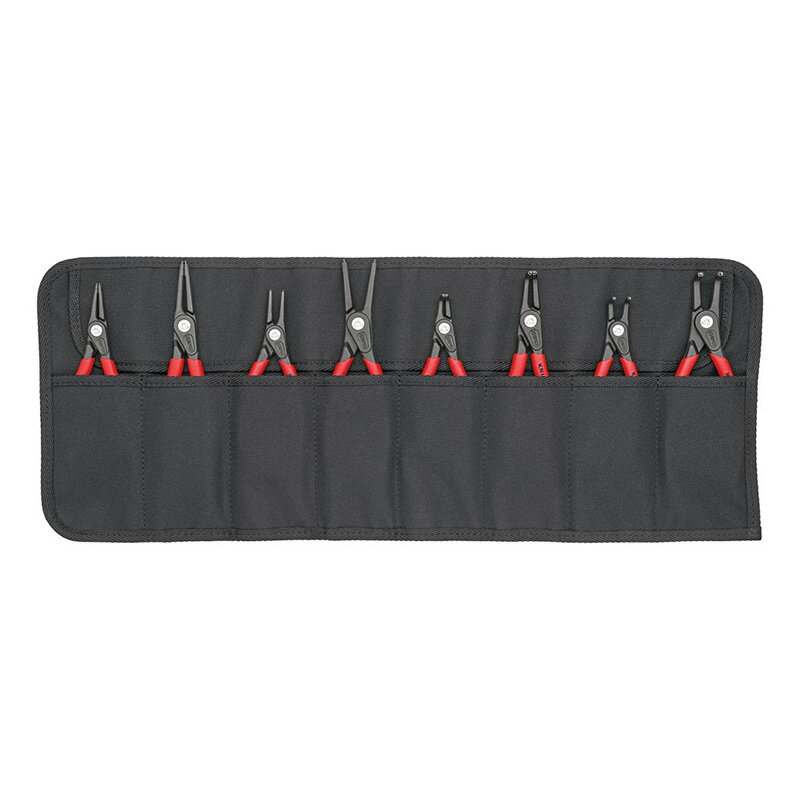 精密スナップリングプライヤーセット (8本組) 001958V02 KNIPEX(クニペックス)