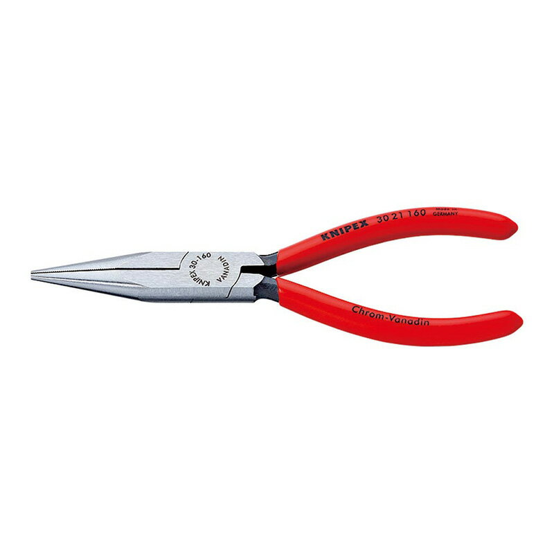 ロングノーズプライヤー (台紙付き) 3021-140 KNIPEX(クニペックス)