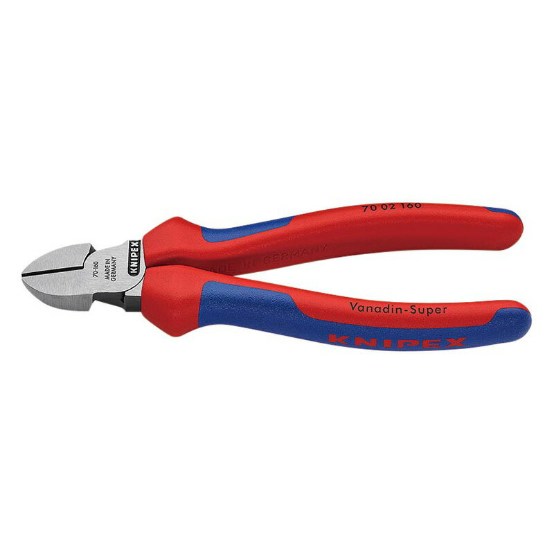 斜ニッパー (台紙付き) 7002-160 KNIPEX(クニペックス)