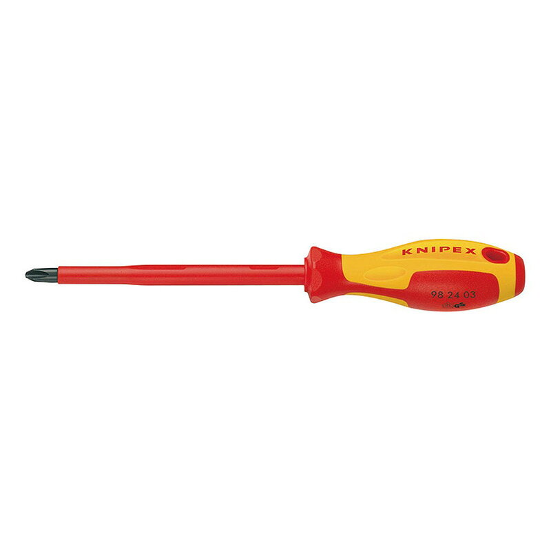 絶縁プラスドライバー 1000V 9824-00 KNIPEX(クニペックス)