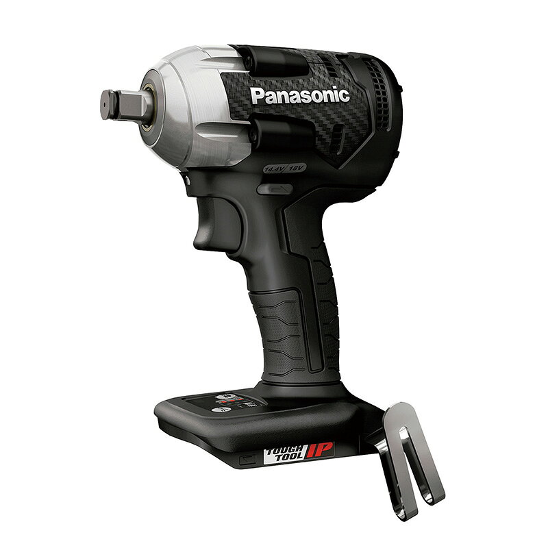 メーカー名：Panasonic（パナソニック）品番：EZ75A8X-B商品名：充電インパクトレンチ本体のみ （黒）●チャック：□12.7 リテーナリング（Cバネ）付ピン方式●振動3軸合成値：17.0m/s2●いままでにない小型ボディを実現。狭い場所での設備メンテナンスも、長いソケットを装着した作業も、取り回しがラク。●正逆同トルクだから締め付け、バラシもスピーディ。●ソケットが仮保持できるのでピンを差し込むのが簡単。ソケット交換がスムーズ。●本体カラー：黒●建て方工事、足場組み、設備メンテナンスなどに。本体のみ※ピン式以外のソケットは使用しないでください。●ケース・充電器・電池パックは別売