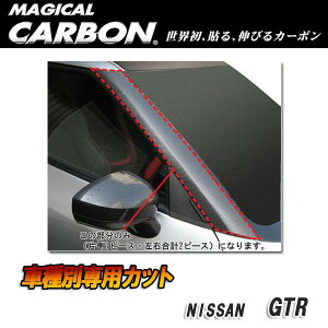 マジカルカーボン Aピラー ブラック GTR CBA-35R (2007.12～)/HASEPRO/ハセプロ：CPAN-1