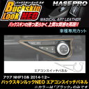 ハセプロ LCBS-ASPT7 アクア NHP10系 H26.12~ バックスキンルックNEO エアコンスイッチパネル マジカルアートレザー(2)