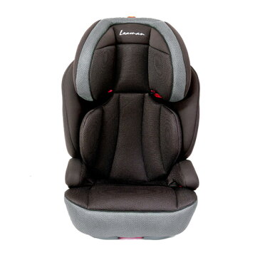 ジュニアシート カイナハイバック ISOFIX ブラウン 20103 3歳から11歳 車 子供 3Dメッシュ 洗えるカバー 2Way リーマン/LEAMAN JG103