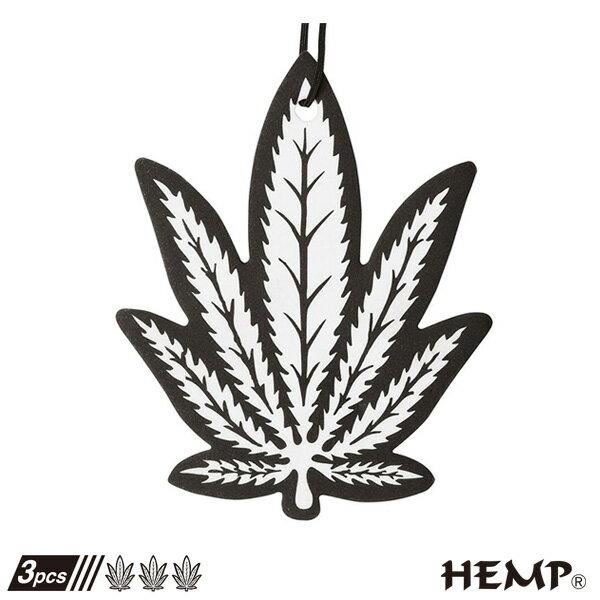 芳香剤 HEMP エアーフレッシュナー ホワイトムスク 3枚パック ヘンプ 吊り下げ型 車 部屋 ニューアークス NAX-052-001