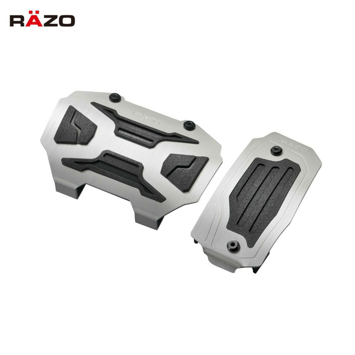 クロスエディションペダル トヨタ車用 アルミペダル シルバー AT・CVT車用 C-HR・プリウス・ヤリス・アクア等 カーメイト RP151