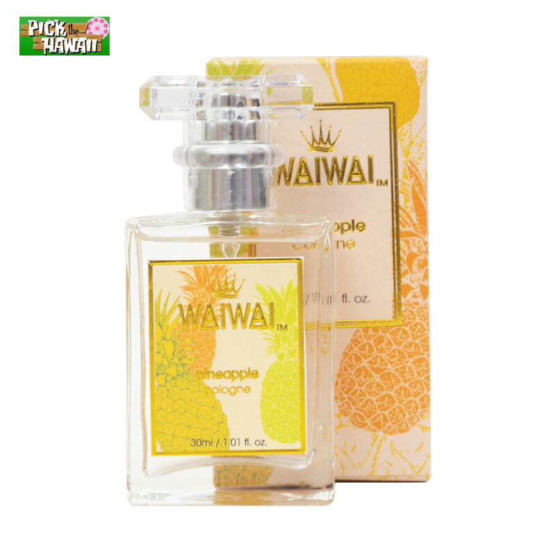 WAIWAI コロン ボトルタイプ 香水 パイナップル 30ml ハワイお土産 コスメ アロハ ワイワイ PICK The HAWAII WAI-CLN-BPN