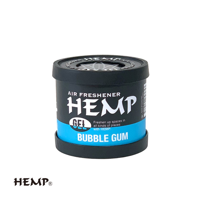 芳香剤 HEMP ヘンプ ジェル BUBBLE GUM バブルガム 置き型 1個 車内 部屋 トイレ等に ニューアークス NAX-050-009