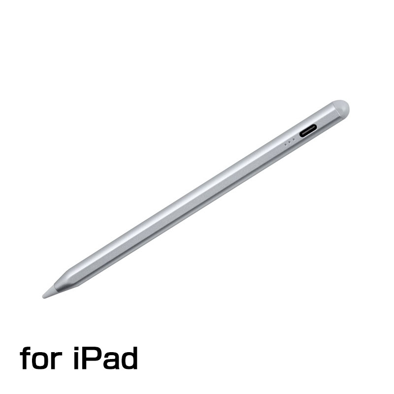 【iPad専用となります】※2018年以降に発売されたiPad、iPad PRO、iPad miniにのみ対応しております。それ以前のiPad、iPhone、他社のタブレットには対応しておりません。・傾き感知機能があるので、自由な太さで描くことができます。・ペンシルジェスチャ機能に対応しているので、メモアプリ入りを瞬時に開いたり、スクリーンショットを行うことができます。・パームリジェクション機能を搭載しているので手のひらが画面についていてもペン先のみに反応します。・1時間の満充電で約8〜10時間使用可能。・5分間使用がなければ自動で電源が切れます。・充電用USB TYPE-Cケーブル付属。・ペアリングや専用アプリのインストール不要。磁気吸着機能がある機種にピタッと固定できます。(マグネット充電はできません)・バッテリー残量が一目で分かるインジゲーター付き(側面の説明をご覧ください)・取扱説明書付属・手書き文字がテキストに変換するスクリブル機能付き◆本体カラー：シルバー◆品番：HH-681◆メーカー：株式会社ハイハイメール便対応商品です。◆追跡サービス◆　差し出しからお届けまでの配送状況をご確認頂けます。◆配達方法◆　お届け先の郵便受けに配達致します。◆配達日◆　日曜・休日も含めて毎日配達いたします。◆お届けまでの日数◆　おおむね出荷日の翌日〜翌々日にお届け致します。　但し、お届け先が遠方の場合や離島などの一部地域の場合など、さらに数日要する場合が御座います。　お急ぎの場合は宅配便をご利用下さい。※注意事項※■郵便受けに配達されるため代金引換はご利用頂けません。■翌日配送サービスには対応しておりません。また、配達日時指定も出来ません。■メール便対応商品を複数ご購入頂いた場合や、メール便対応外商品と同梱での発送の場合、　宅配便で発送する場合が御座いますので、予めご了承下さい。※メール便の場合の返品交換について※■配達中の商品破損、紛失があった場合でも保証、交換等は対応致しかねます。　万が一、ご購入商品と違った商品が届いた場合には交換対応させて頂きます。