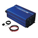 正弦波インバーター 1000W AC100V電源と同じ波形 車用 DC12V DC5V USBポート1口 大自工業/メルテック MPS-1000