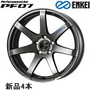 16インチ 16x7J +35 PCD100 4穴 Dark Silver ホイール 4本 エンケイ パフォーマンスライン PF07 ENKEI(2)