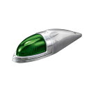 アルミボディタイプ ガラスレンズ ナマズランプ 電球なし サイドランプ ATS-712 (アルミ) グリーン ナマズマーカー AB022104 ATS