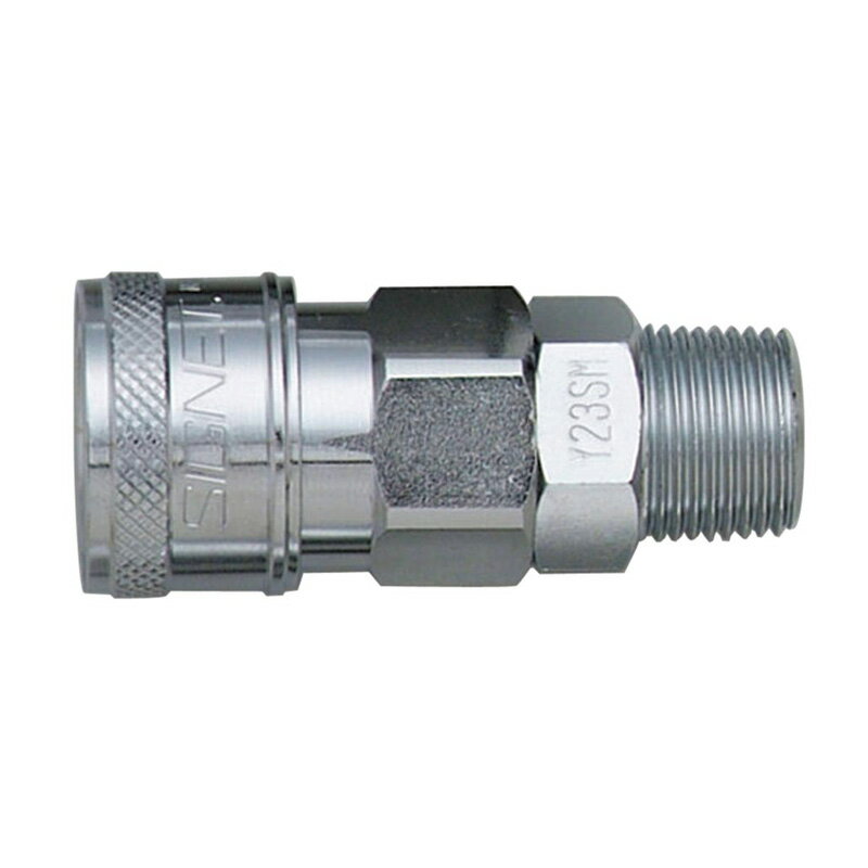 カップリング・ソケット(テツ)PT1/4″オネジ SIGNET(シグネット) Y22-SM