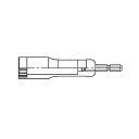 メーカー名：Panasonic（パナソニック）品番：EZ9HS102商品名：ヘグザゴンソケット （深穴タイプ） 12mm●全長(mm)：110●軸サイズ(mm)：6.35（六角）●段付部までのサイズ(mm)：13●六角二面幅(mm)：12●六角ボルト・六角ナット