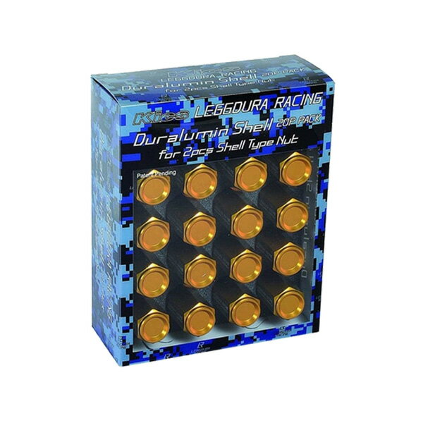 レデューラ レーシング シェルタイプナット アルミシェル クローズドエンドタイプ用 53mm 20個 ゴール..
