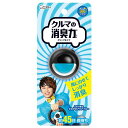消臭力 車用 ふわり香る さわやかアクアブルー クリップタイプ 消臭剤/エステー：12493