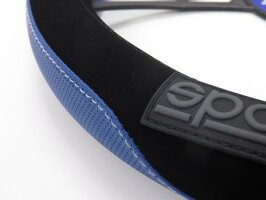 【あす楽対応】ステアリングカバーハンドルカバーSサイズスエードブルー/スパルコ/sparcoCORSA:SPC1108AZJS