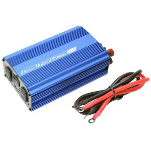 大自工業/Meltec:インバーター 矩形波 疑似正弦波 USB/2.4A AC100V コンセント DC12V用 定格出力450W 静音タイプ/SIV-500