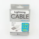 アークス Lightningケーブル 約1m 2.4A対応 充電・通