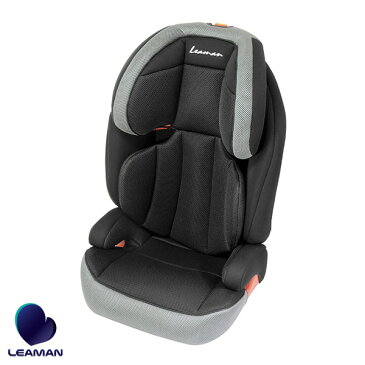 リーマン/LEAMAN ジュニアシート カイナハイバック ISOFIX ブラック 20101 3歳から11歳 車 子供 3Dメッシュ 洗えるカバー 2Way JG101