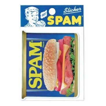 SPAM スパム ステッカー シール デカール W8×L12cm ローカルフード グッズ ハワイ おみやげ UT-STK-SPAMCAN