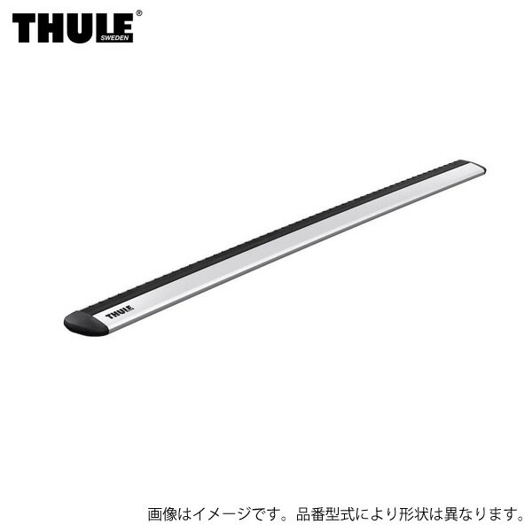 THULE/スーリー ウイングバーエヴォ 118cm WingBar Evo シルバー 2本セット ベースバー ピボット式 キャリア 7112