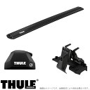 THULE/スーリー ルーフキャリア 車種別セット BMW X6 G06 ダイレクトルーフレール付 2019～ 7206+7215B/7214B+6007