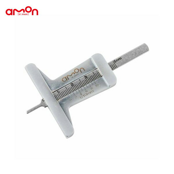 エーモン/amon タイヤ溝ゲージ 車 摩耗チェック すり減り スチール 最大50mm 測定 タイヤ交換目安 メン..