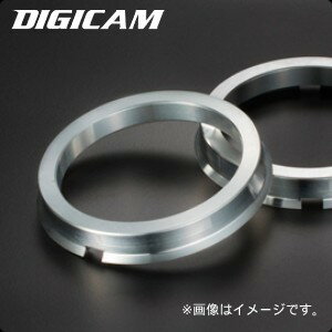 アルミ製 ハブリング 73-60 ツバ付 1セット(2個入) レクサス/トヨタ/日産/スズキ デジキャン/ケースペック D-HUBCR7360