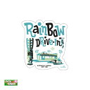 PICK The HAWAII ステッカー シール TIKI Raibow DRIVE-IN ムーキーサトウコラボ ティキ ハワイ W6×H6.5cm デカール RDM-STK-TK