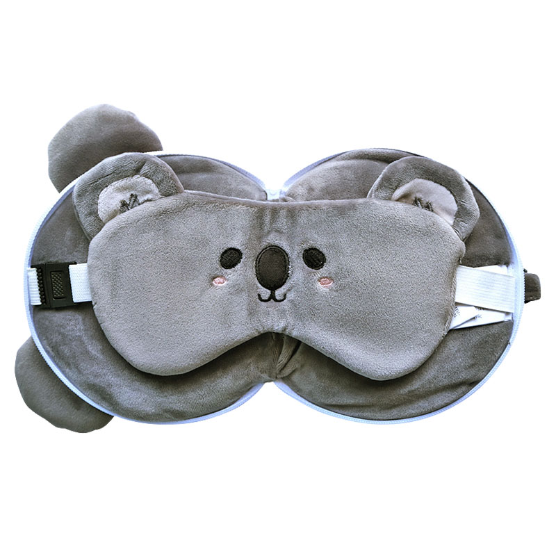 Puckator アイマスク付もちもちピロー Relaxeazzz コアラのビンディ かわいい ぬいぐるみ 子供のお昼寝・仮眠に クッション 枕 CUSH-226 2