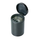 缶アッシュ1 灰皿 電子タバコ ブラック 大容量 軽量 置き型 消火穴付 缶灰皿 車内 WA150 セイワ