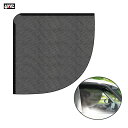 BIGサイドシェード メッシュ生地 ブラック 1枚 約45cm×45cm 日除け マグネット取付 UVカット 顔だけ隠れる日除け LS-141 ヤック(2)