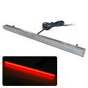 ATS-729 LEDラインライト レッド 300mm DC12V/DC24V共用 車高灯 デイライト サイドランプ アルミ削り出しボディー AB02A802 ...