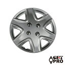ホイールカバー 14インチ 1台分4枚セット シルバー トヨタ サクシード ホイールキャップ ゲットプロ/GET-PRO L049B14