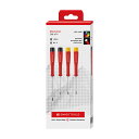 PB SWISS TOOLS(ピービースイスツールズ) スイスグリップ精密ドライバーセット (外箱付) 8620CBB(4)