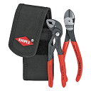 KNIPEX(クニペックス) ウォーターポンププライヤーセット (2本組・ポーチ付) 002072V02