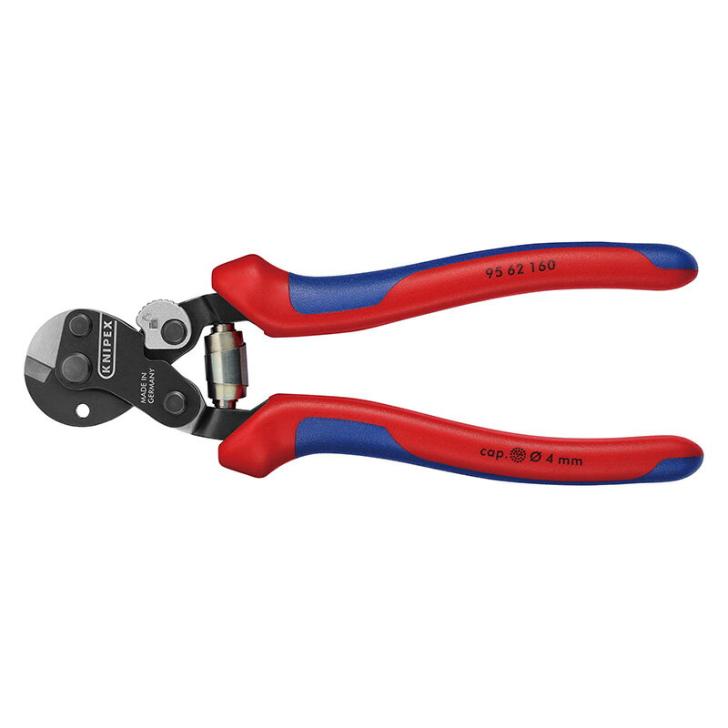 KNIPEX(クニペックス) ワイヤーロープカッター (台紙付き) 9562-160SB